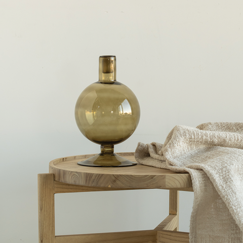 Candle holder Sopra Olive Green