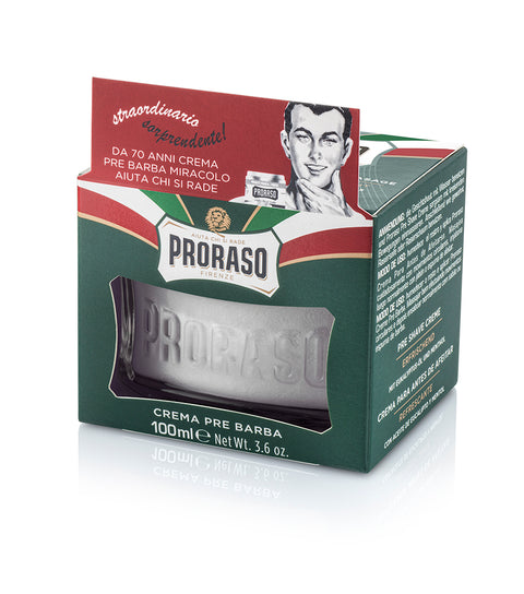 PRORASO プレシェーブクリーム　リフレッシュ 100mL