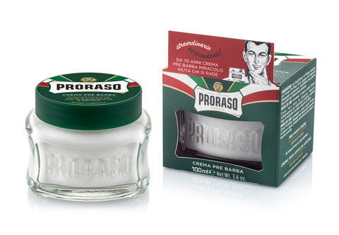 PRORASO プレシェーブクリーム リフレッシュ 100mL