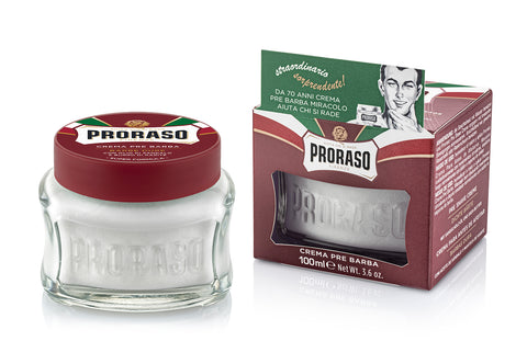 PRORASO プレシェーブクリーム ノーリッシュ 100mL