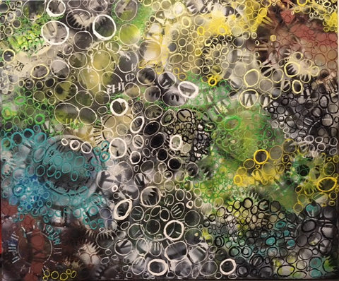 Paola Romano - "Il Tempo" (100 x 120 cm)