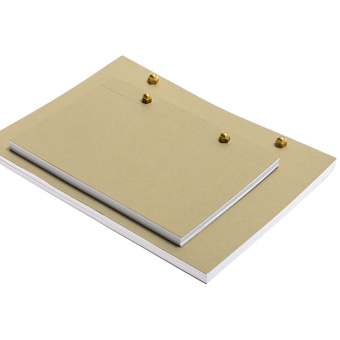 PAPIER スタッズノートブック gold small