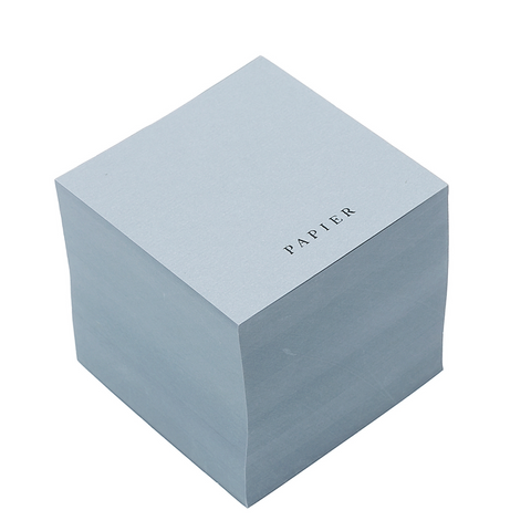 PAPIER memo cube silver