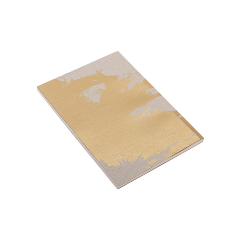 PAPIER Foil Notebook gold on kraft small