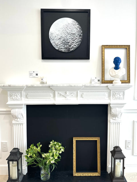 Paola Romano - "Gold Moon" (60 cm diam.)