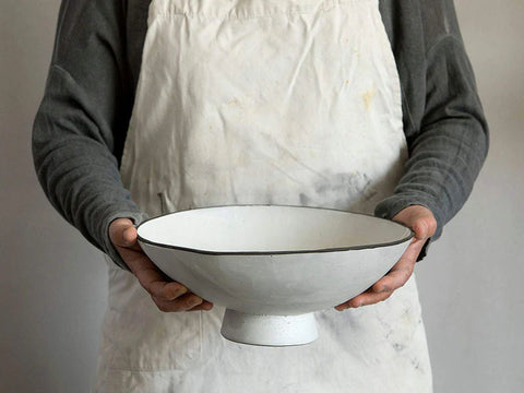 1220℃ Peek-a-Boo Footed Bowl