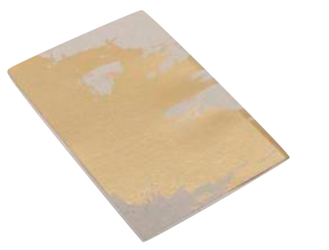 PAPIER Foil Notebook gold on kraft small