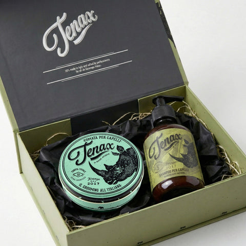 【NEW】 TENAX ギフトセット  (ポマード エクストラストロング & シャンプー)