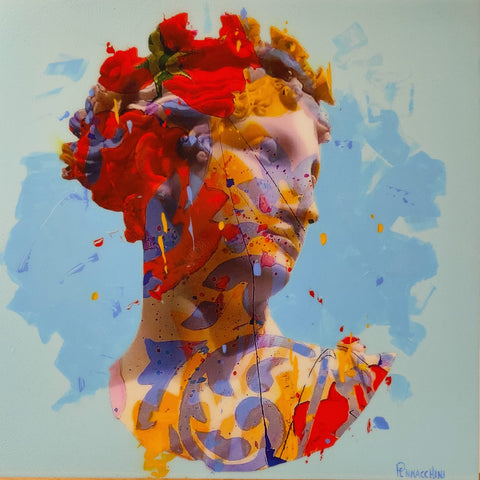 Massimo Pennacchini - Dea Flora (50 x 50 cm)